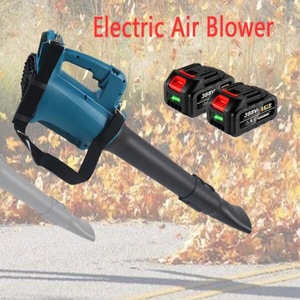 Rechargeable blower Brushless removable large capacity wireless convenient industrial lithium electric hair dryer dust blower 3