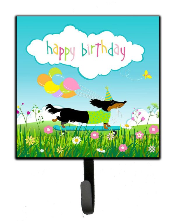 Carolines Treasures VHA3029SH4 Happy Birthday Dachshund Leash or Key Holder