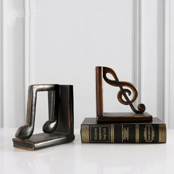 a Pair Creative Synthetic Resin Bookend Shelf Bookend Holder Office Supplies Home Decoration Book Stand 5