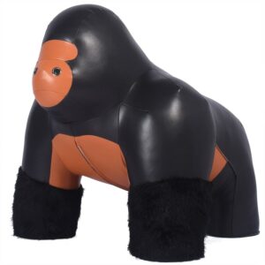 Gorilla Super Large Ornament Home Decoration Stool Microfiber Leather Surface A Special Furniture For Your Home Decoration 1