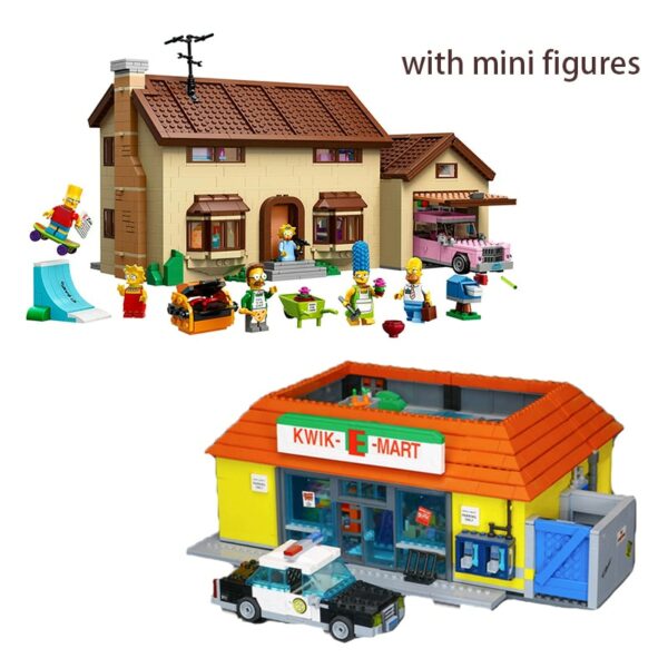 IN STOCK With MINI Figures Supermarket House Model Building Blocks Bricks 16004 16005 71016 71006 Toys Birthday Christmas Gift 1