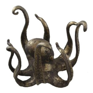 Octopus Tea Cup Holder Large Decorative Resin Octopus Table Topper Statue For Home Office Decoration 2