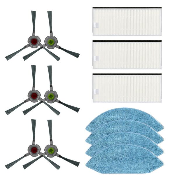 13PC/Set Accessory Kit For Ecovacs Deebot U2 DGN22 Robot Vacuum Cleaners Dust Cleaner Dirt Remover Home Appliance 4