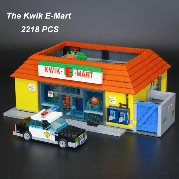 IN STOCK The Kwik E Mart And Supermarket House Model Building Blocks Bricks 16004 16005 71016 71006 Toys Birthday Christmas Gift 5