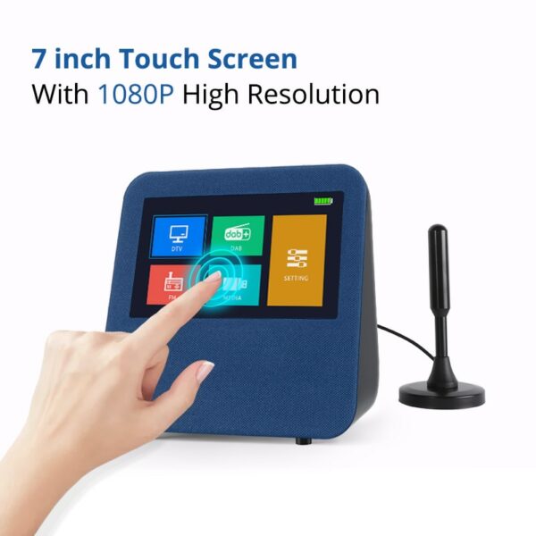 7 inch Led Television Portable Mini TV Theater With DAB and FM Radio Mini TV Portable 4