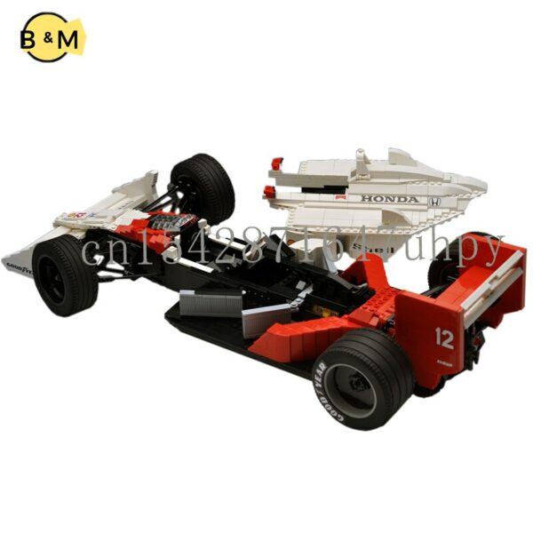 NEW 1592PCS mp4-4 formula one car model buiding kit block self-locking bricks toy birthday christmas gift 5