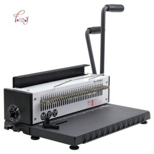 34Holes Manual Wire binding machine  Metal Spiral Wire Spool Binding Machine A4 Binder Puncher machine 1pc 1