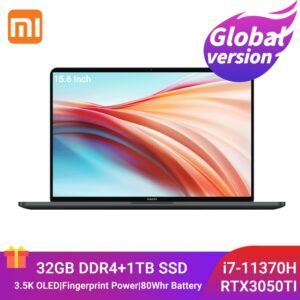 New Xiaomi Mi Laptop Pro X 15 Intel Core i7-11370H RTX 3050 Ti 32GB DDR4+1TB SSD 15.6Inch 3.5K OLED Notebook Gaming Computer 1