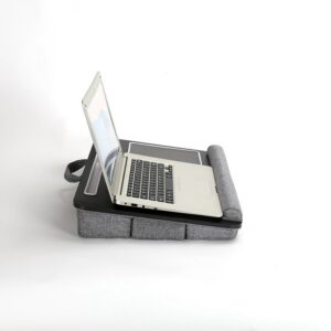 Lap Laptop Desk Portable Lap Desk With Pillow Cushion, Fits Up To Laptop Tablet And Phone Holder 2