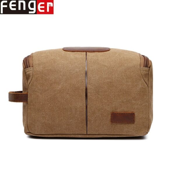 2022 NEW Men's multi-function Make-up Bag Fashion Travel Portable high-capacity Storage Wash Bag Cosmetic canvas Storage 5