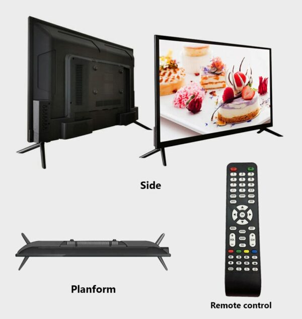 Hot sale 50 55 inch smart television with TV antenna and meuble tv 4