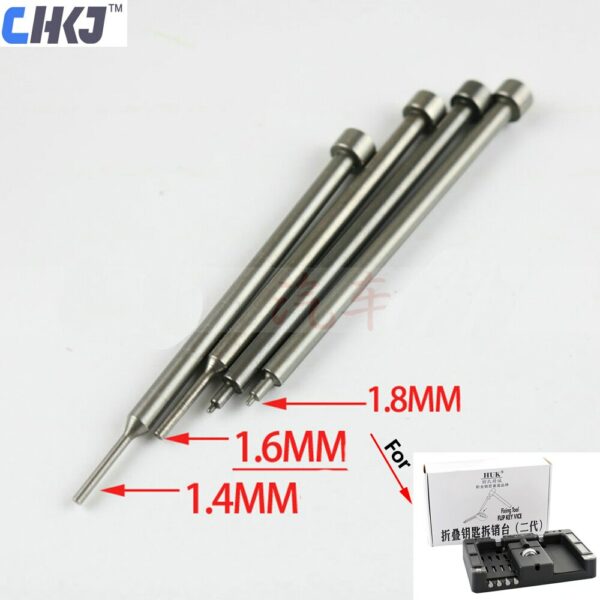 CHKJ 500PCS Replacement Pin for HUK Key Fixing Tool Flip Key Vice Flip-Key Pin Remover Split Pin Fixing Disassembly Tool 1