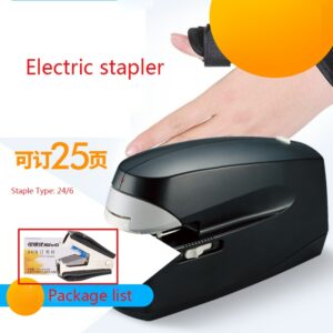 Office Thickening Portable A4 Electric Stapler Automatic Intelligent Induction Binding Machine 65 Pages Heavy Duty Stapler 1