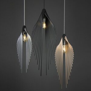 Minimalist Bird's Wing Pendant Lights Designer Creative Chandelier Dinning Room Bar Restaurant Light Living Room Decor Led Light 1