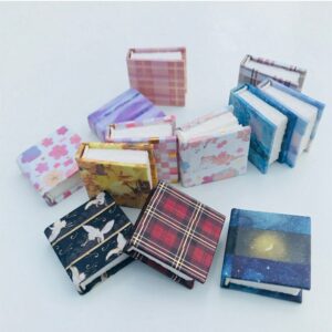 Handmade Mini 3.5cm Baohong Watercolor Paper 200g 100% Coton 22 Sheets Portable Travel Water Color Painting Book Art Supplies 2