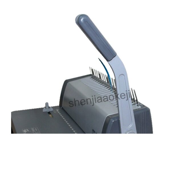 Steel thickening 3872 Comb type Binding Machine Rubber ring Clip Bar Binding Machine 21-hole Bid Document Punch Machine Punch 5