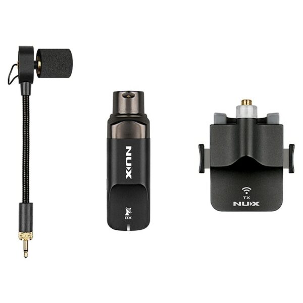 NUX Wireless Microphone,B6 Saxophone Microphone,Wireless Receiver and Transmitter,Plug and Play,Great for Trumpets, Clarinet 3