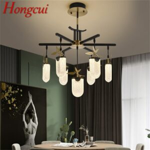 Hongcui Modern Pendant Light Luxury Brass LED Lamp Fixtures For Home Decorative Dining Living Room 1