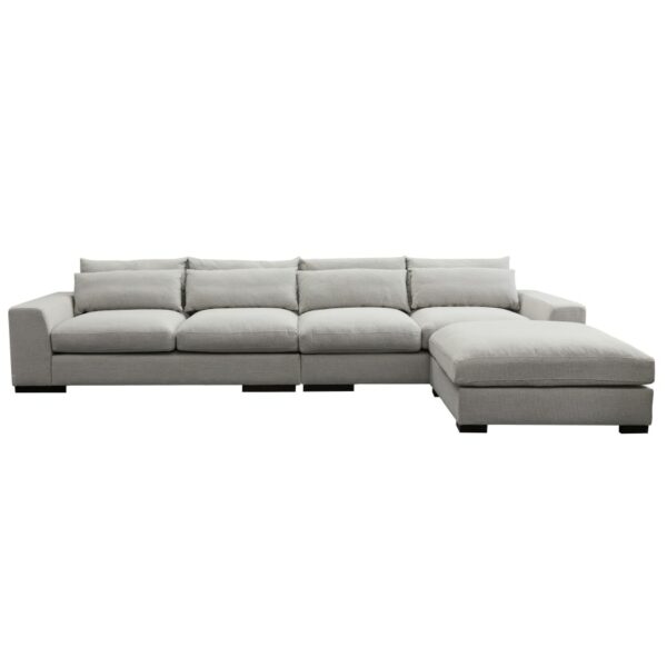 Sofa Comfortable Combination Sofa Living room sofa Light Gray 2