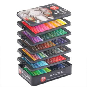 180 color professional color pencil set beginner painting hexagon stick hand drawing professional student oil brush set 1