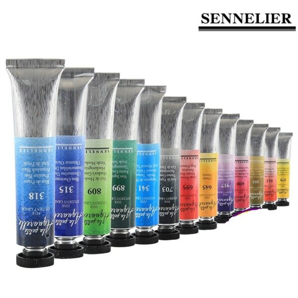 France imported SENNELIER college watercolor paint tube 21ml acuarelas art painting school supplies 1