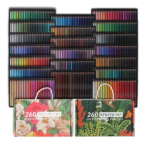 New 520 Color Pencil Set Color Pencil Gift Box Packaging Art Painting Oil Hand Painted Color Lead Color Lead In Student Drawing 6