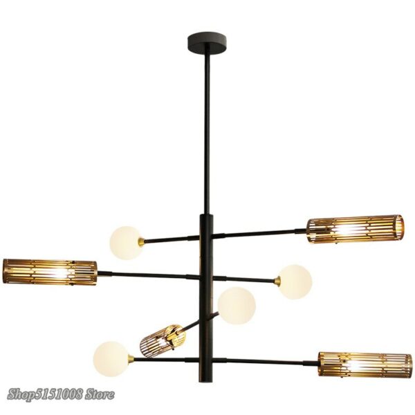 Magic Bean Molecular Chandelier Lighting Post-modern Creative Multi-spin Atmosphere Hanglamp Living Room Bedroom Restaurant Lamp 5