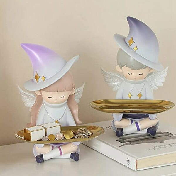 Elf Creative Office Decoration Cartoon Ornaments Enter The Entrance Hall Living Room Key Storage Home Furnishings 4