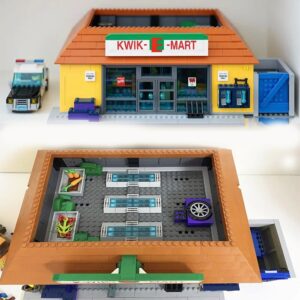 IN STOCK The Kwik E Mart And Supermarket House Model Building Blocks Bricks 16004 16005 71016 71006 Toys Birthday Christmas Gift 2