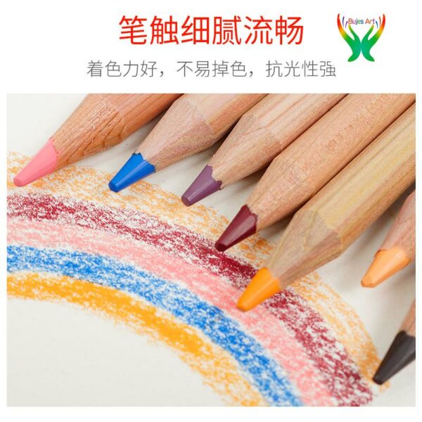 Luminance 6901 master oil color pencil 76 color suit color lead Pine penholder has good hand feel and smooth strokes 5