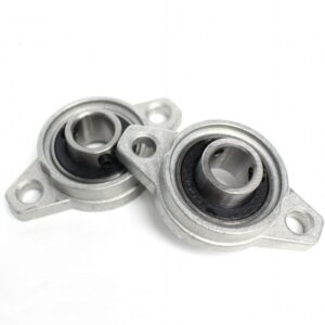 100pcs/lot KFL005 25mm FL005 Bore Diameter Zinc Alloy Bearing Units Flange Pillow Block Bearing bracket For CNC parts 1