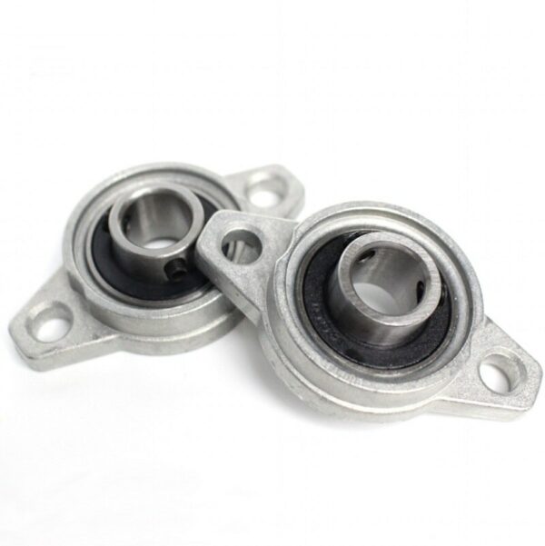 100pcs/lot KFL005 25mm  FL005 Bore Diameter Zinc Alloy Bearing Units Flange Pillow Block Bearing bracket For CNC parts 1