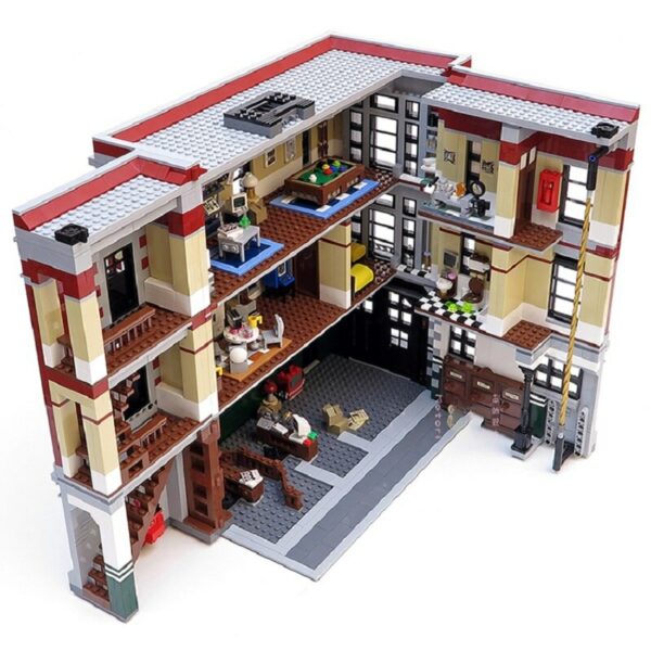 N STOCK 4634Pcs 83001 16001 Ghostbusters Firehouse Headquarters Building Blocks Bricks Kit Compatible 75827 Kid Christmas Gifts 3