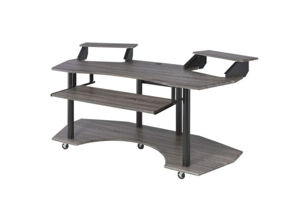 Eleazar Computer Desk, Black Oak 92890 5