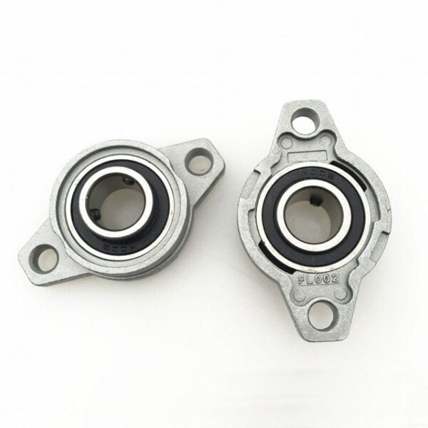 100pcs/lot KFL005 25mm  FL005 Bore Diameter Zinc Alloy Bearing Units Flange Pillow Block Bearing bracket For CNC parts 5