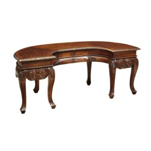 Study room luxury antique furniture set table chair set Кабинет Роскошная антикварная мебель набор стол стул GH44